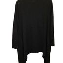 Chico's Chico’s Ultimate Tee Open Front Cardigan Pockets Black 1 Petite Photo 1