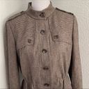 Classiques Entier  Woman’s Wool Blend Brown Tweed Coat Size Medium Photo 1