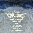 Boys Lie  Peace of Reign Navy Blue Velour Cropped Hoodie Photo 6