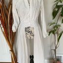 Thre4d Story High Low Victorian Steampunk Costume Cosplay Roll up Shirt Vintage Rare White Size M Photo 0