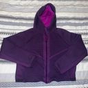 Nike  City Athletic purple zip crop sweater medium‎ Photo 1