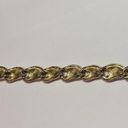 Monet Vintage Signed  Gold Tone Metal Bracelet Photo 8