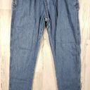 Arizona Jeans NWT Arizona Jean Co Blue Denim High Rise Paper bag Mom Jeans Junior's Size 5 Photo 2