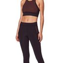 Lululemon  Get Your Peek On Bra Sports Black & Orange Medium Support Size 8 Photo 2