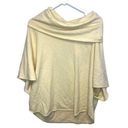 Joie  "Celia" Ivory Cashmere Blend Cowl Neck Poncho Sweater - Size M Photo 0