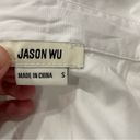 Jason Wu  Pearl Button Cotton Poplin White Shirt Small S Photo 6