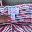 Isabel Maternity  by Ingrid red & white flowy blouse size large Photo 2