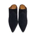 Donald Pliner  Womens 9.5 Vama Calf Suede Heeled Mule in Black NEW Photo 4