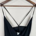 Rebecca Minkoff  Women's Wrapped Camisole Top Cross Back Strap Black Size S Photo 2