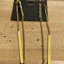 The Bar g by Gennaro Gold Plated and Rhinestone Dangling Chain Pierced Earri… Photo 0