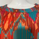 Romeo + Juliet Couture  Shift Aztec Print Mini Shift Dress Split Open Sleeves M  Photo 2