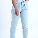 Cello CELIO 80’s STYLE DENIM SEXY MOM JEANS:PLEATED HIGH RISE, STRAIGHT DISTRESSED LEG Photo 2