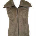 American Eagle  Y2K Cable Knit Sweater Vest Sz M Chunky Wool Boho Hippie Granola﻿ Photo 0