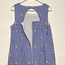 Talbots  Lemons & Gingham Shift Dress Size 8 Photo 11