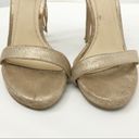 Brian Atwood  Tosca Gold Leather Sling Back Ankle Strap Heels [size 6] Photo 2