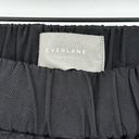 Everlane NWOT  Black Organic Cotton Pull On Wide Leg Easy Pants Small Photo 2