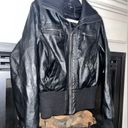 Juicy Couture Juicy 2 Faux Leather Crop Moto Jacket GUC Photo 2