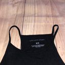 Live Love Dream Ribbed Black Tank Top Photo 1