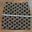 J. McLaughlin  Black Off White Polka Dot Boucle Tweed Elm Pencil Skirt Size 12 Photo 3