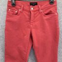 Banana Republic  Women's Skinny Ankle Petite 0 Jeans Salmon Pants Photo 10