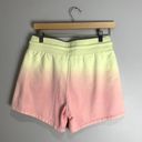 Nicole Miller Womens Sorbet Dip Dye Shirt & Short Lounge Set Yellow Pink Size XS Photo 4