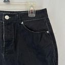 Forever 21  Faux Denim Mini Pencil Skirt M Black Photo 1