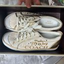 Coach Sneakers, Ivory/Gold, Size 7.5 Photo 3