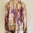 Vintage Y2K 90s Impulse California Faded Rome Italy Print Pattern Jacket M Size M Photo 9