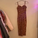 Pretty Little Thing Rust Lace Strappy Cup Detail Midi Dress Photo 4
