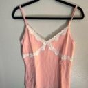 gilligan and o'malley Gilligan & o’malley pink and white lace cami Photo 0