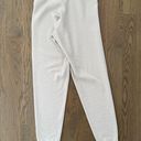 Varley Alice High Waist Textured Cotton Sweatpants 2.0 Praline and Ivory Size XS Photo 5