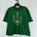 Nike  DriFit New York Jets Football Logo T Shirt Cropped Womens XXL Green Photo 0