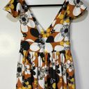 The Bar Dodo Or Jenny Long Midi Dress Flower 7 Brown Print Sz Small NWT Vintage Look Photo 11