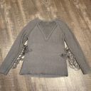 love on a hanger Love on a hangar tassel sleeve embroidered detail sweater Photo 3