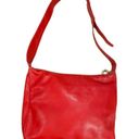 CELINE  Red Lambskin Leather Convertible Crossbody Purse Bag Photo 5