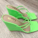 EGO NEW  neon block sandal heels size 6 Photo 8