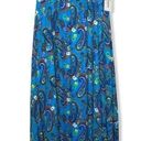 LuLaRoe  Lucy Blue Paisley Print Maxi Skirt NWT Photo 0