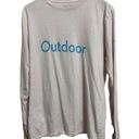 Outdoor Voices  Los Angeles long sleeve light pink tee size Medium Photo 0