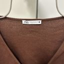 ZARA  Cross Tie Top NWOT Photo 1