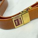 Krass&co Arrow Sales  Vintage Brown Adjustable Cowhide Leather Belt Size Small S Womens Photo 2