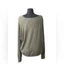 We The Free Free People Santa Clara Thermal Shirt Top Long Sleeve Green size L Photo 6