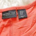 Rachel Zoe  Orange Sleeveless Blouse Tank Top Medium Photo 3