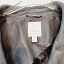 LC Lauren Conrad Lauren Conrad Blue Gray Lightweigt Trench Coat Size L Photo 13