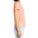 n:philanthropy Abigail Deconstructed Tee Coral Distressed Destroyed Cut-Out Top Photo 3