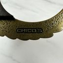 Chico's  Brown Leather Hook Buckle Belt Size Small S Medium M Womens Photo 6