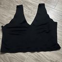 Skinny Girl  Womens black Vneck seamless wireless bralette Size medium Photo 0