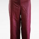 Bagatelle  Collection Currant Faux Leather Wide Leg Crops Size Medium Photo 2