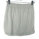 Denim & Co  Women's Activewear Skort Elastic Waistband Mini Skirt White Small Photo 3