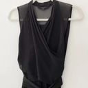 ALLSAINTS Odessa Crossover Waist Tie Dress Black Size S Retail $228 Photo 8