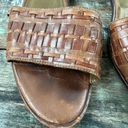 Krass&co G.H. Bass & . Tailored Vintage Leather Woven Sandals Size 7.5 Photo 6